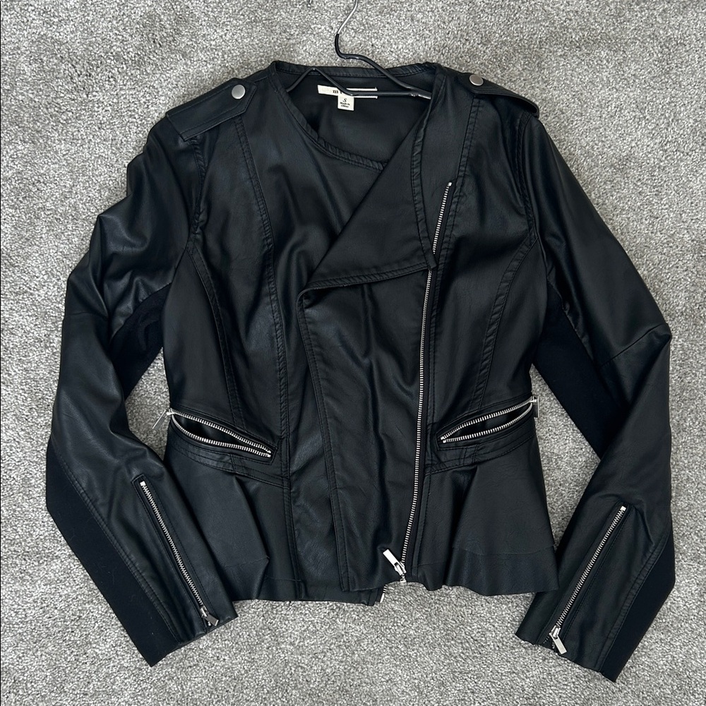 Women's Black Leather Jacket